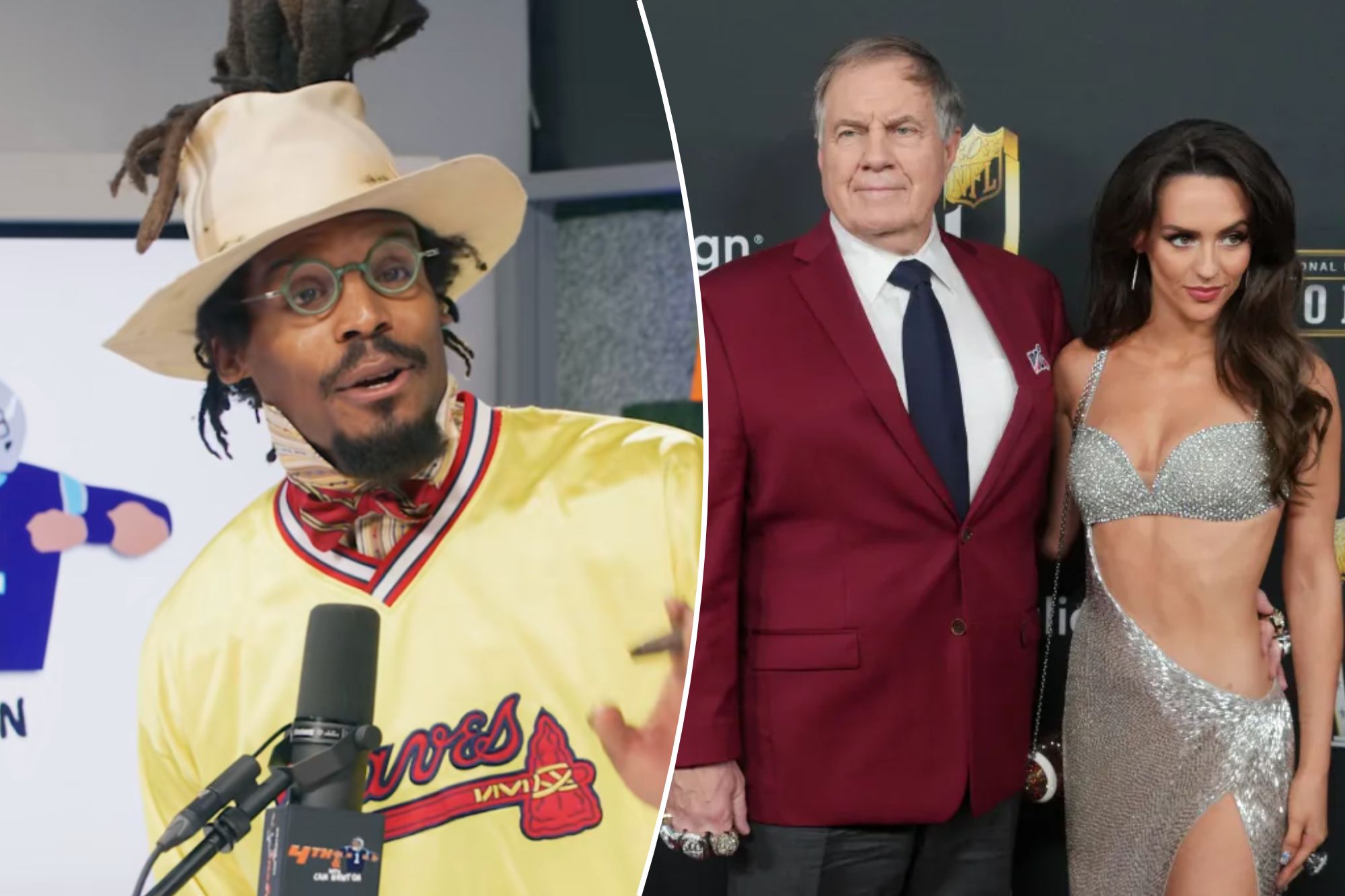 Cam Newton goes off on Bill Belichick, Jordon Hudson for causing UNC problems: 'We would laugh at this'